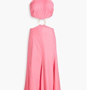 CULT GAIA Nadeesha embellished cutout woven midi dress